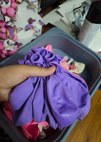 Beden Pastel Pembe Parti Balon Süslemeleri