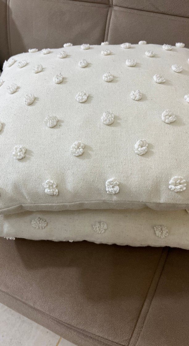 Nakışlı Bohem Beyaz Kırlent - Görsel 3