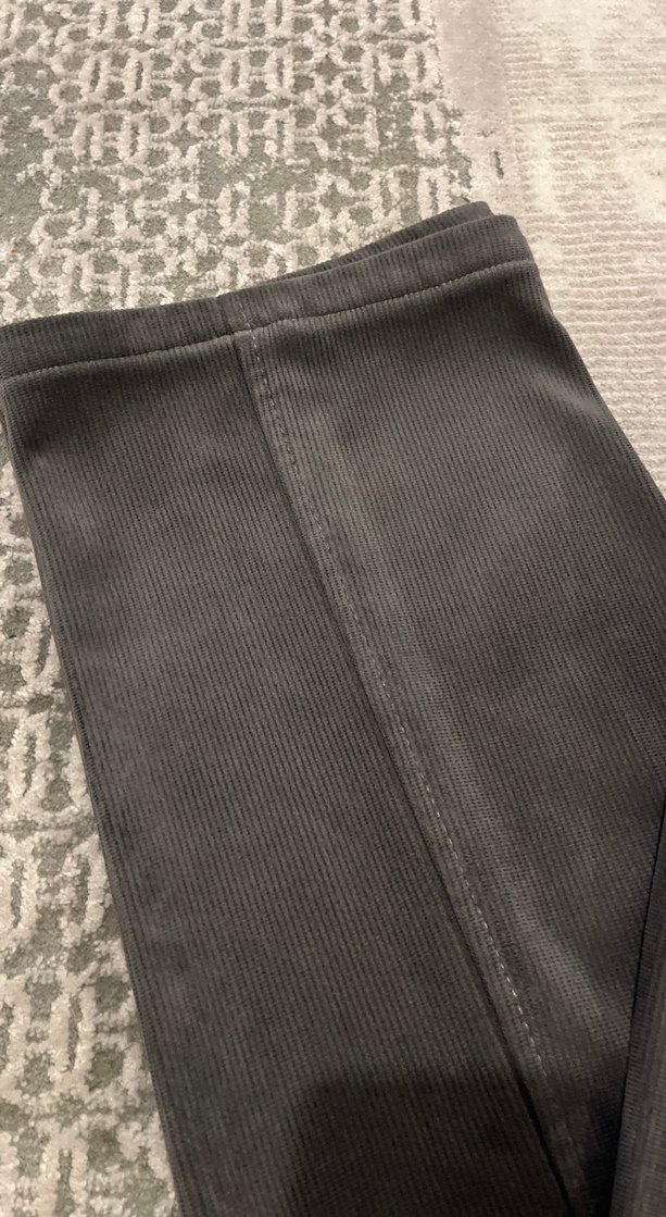 Gri  kadife Erkek Pantolon - Görsel 2
