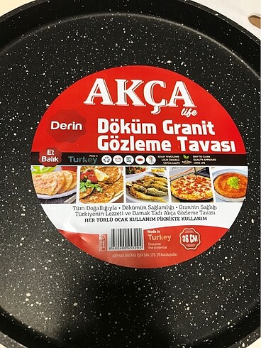 Karaca Gözlemw dökim tava