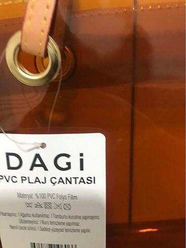 Beden altın Renk Plaj çantası