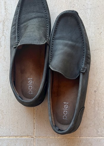 Gri Erkek Tokalı Loafer Ayakkabı