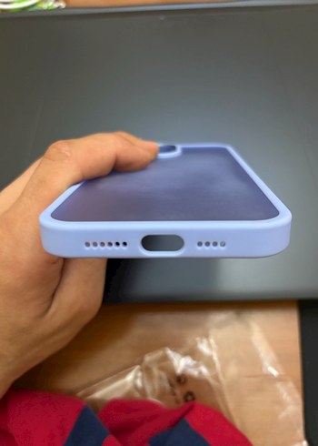 Apple Şeffaf Mavi Telefon Kılıfı 13 Pro Max - Görsel 2