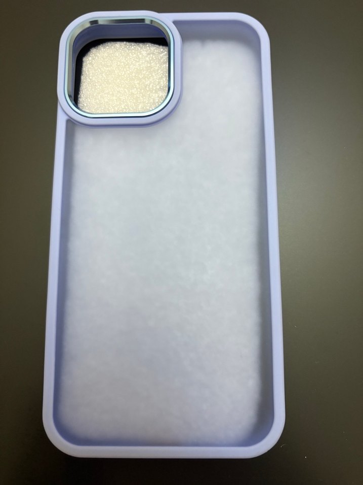 Apple Şeffaf Mavi Telefon Kılıfı 13 Pro Max - Görsel 5