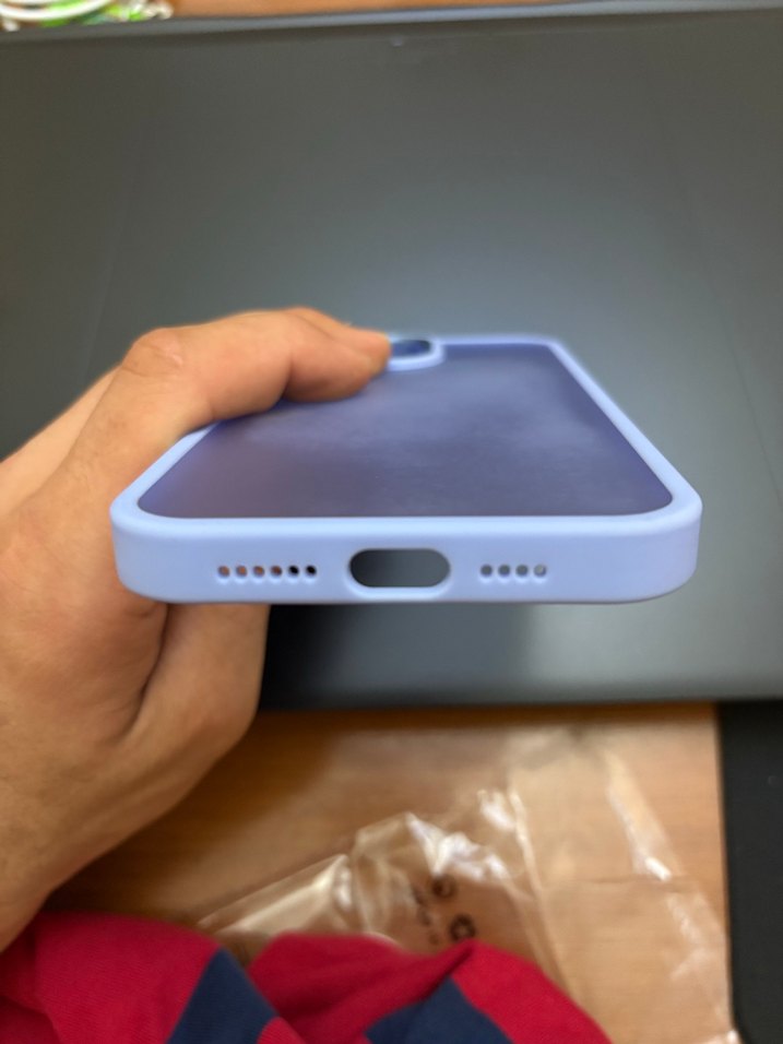 Apple Şeffaf Mavi Telefon Kılıfı 13 Pro Max - Görsel 2