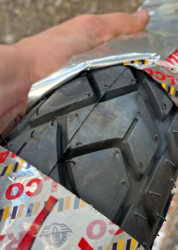 Motorsiklet 4 mevsim dubleks lastik - Görsel 3