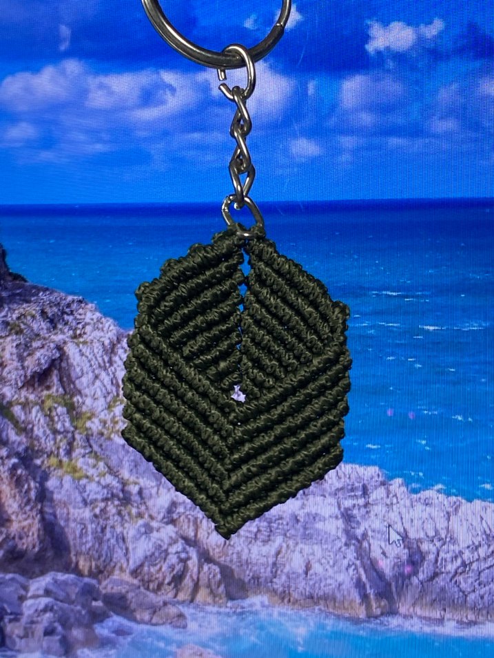 Yaprak Tarzı Yansıtan Renkli  Anahtarlık  - Görsel 5