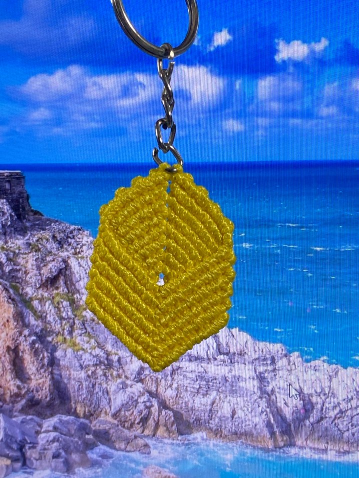 Yaprak Tarzı Yansıtan Renkli  Anahtarlık  - Görsel 2