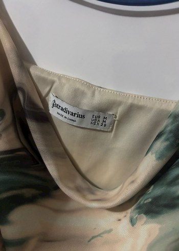 Drapeli Askısız Bağlamalı Mini Elbise - Görsel 2