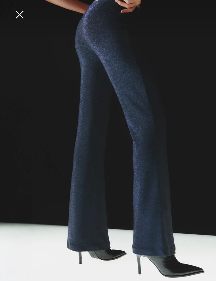 Parlak flare pantolon - Görsel 2