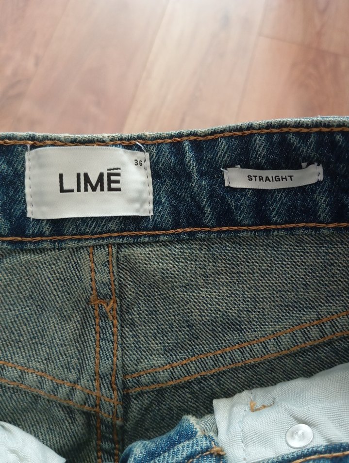 Kadın Bol Kesim Kot Pantolon - Görsel 5