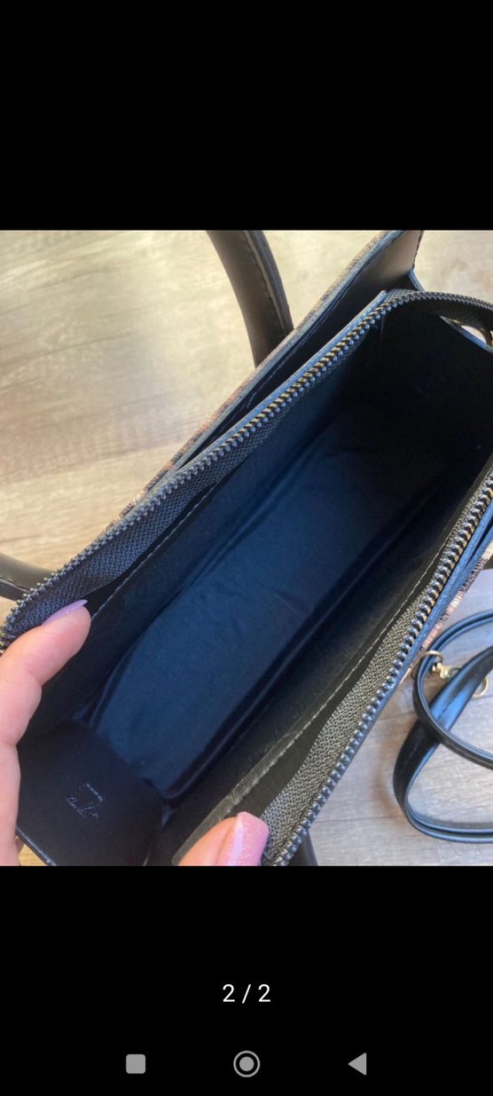 Zara Kahverengi Deri Kadın Çanta - Görsel 2