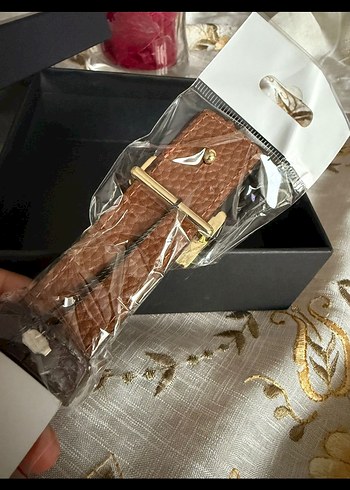 RalphLauren Kahverengi Deri Kemer - Görsel 3