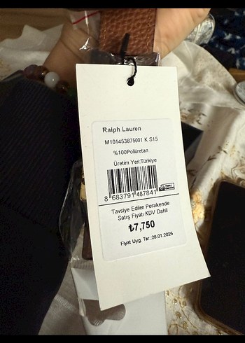 RalphLauren Kahverengi Deri Kemer - Görsel 6