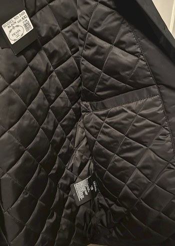 Düğmeli Siyah Erkek Prada Mont - Görsel 4