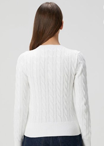 Polo Ralph Lauren Beyaz Hırka - Görsel 2