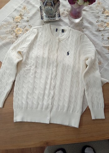 Polo Ralph Lauren Beyaz Hırka - Görsel 3