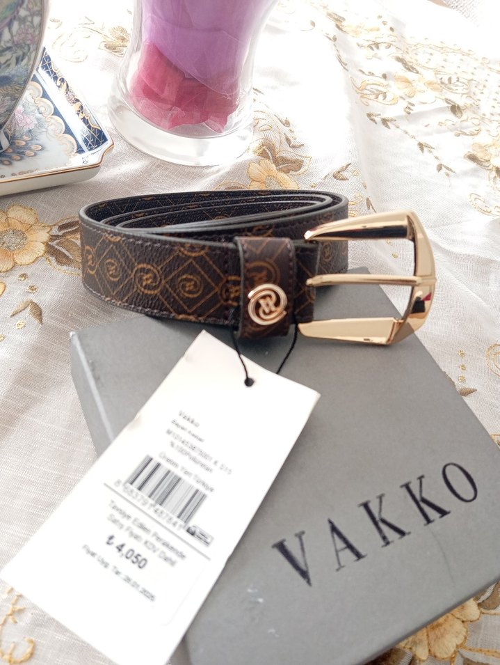 Vakko Gold Tokalı Kemer - Görsel 2