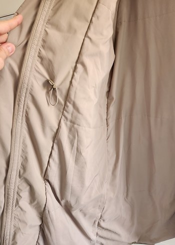 Oysho Beji Kadın Ince Kaban Kapüşonlu - Görsel 6
