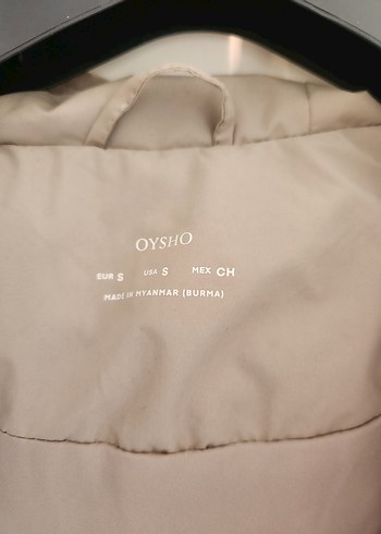 Oysho Beji Kadın Ince Kaban Kapüşonlu - Görsel 7