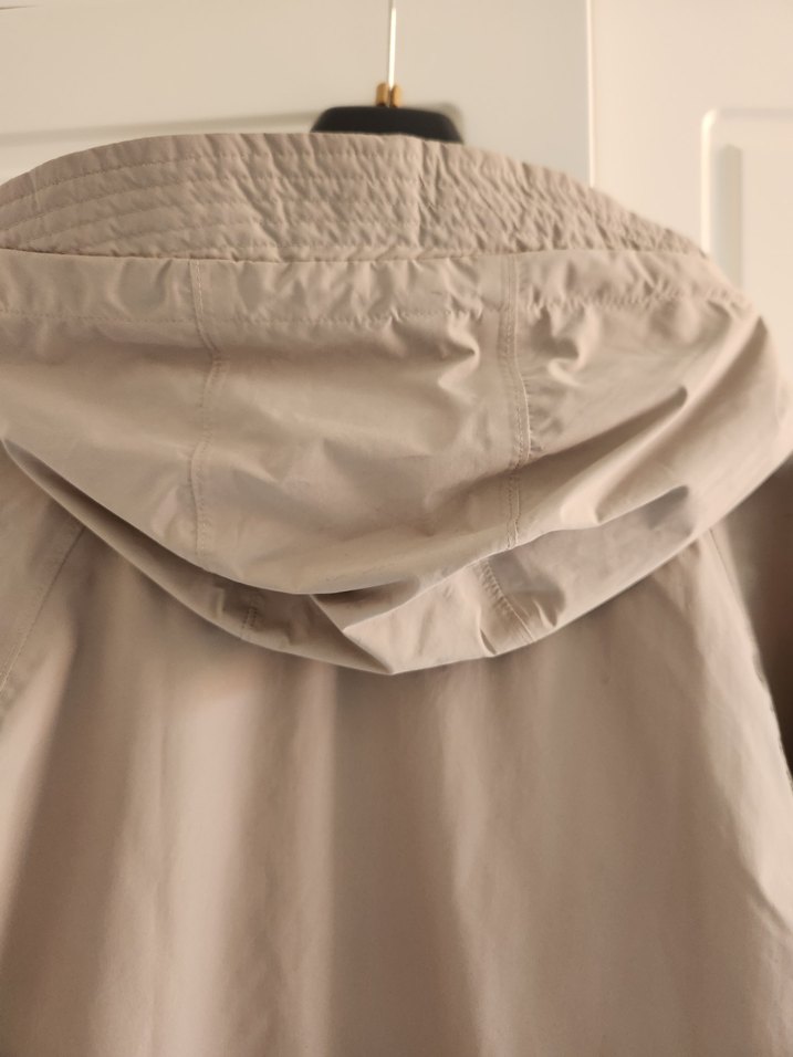 Oysho Beji Kadın Ince Kaban Kapüşonlu - Görsel 4