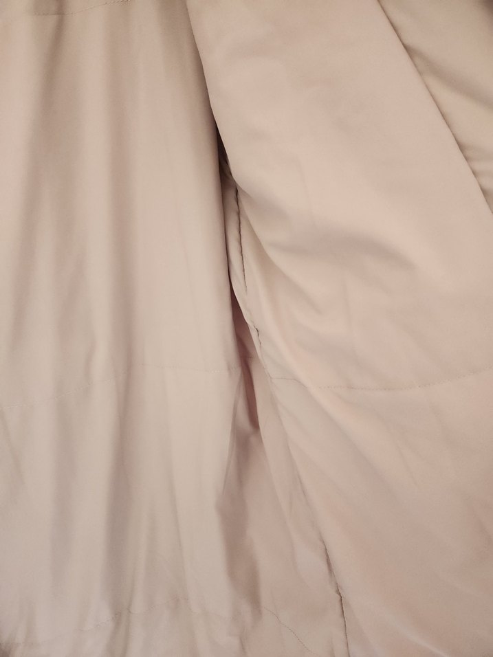 Oysho Beji Kadın Ince Kaban Kapüşonlu - Görsel 5