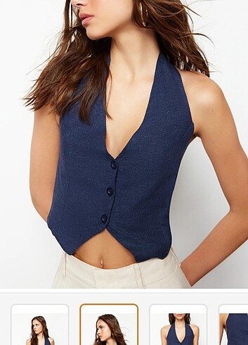 Trendyol & Milla Lacivert Crop