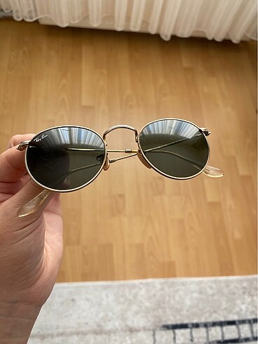 Beden altın Renk Rayban unisex gözlük