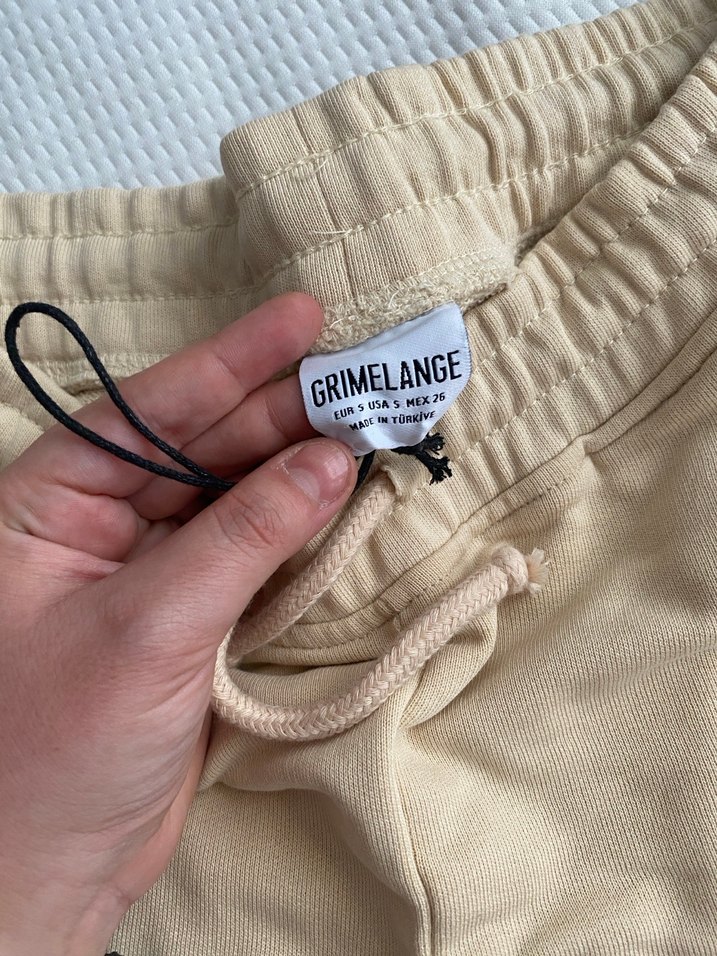 Kadın Beyaz Pamuklu Rahat Kesim Eşofman Altı - Görsel 3