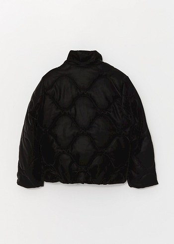 Kürklü Kapüşonlu Siyah çocuk Kışlık mont 9 10 yaş (134- 140 cm) - Görsel 6