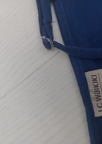 Nakışlı ve Boncuklu Lacivert Kız Elbisesi - Görsel 2