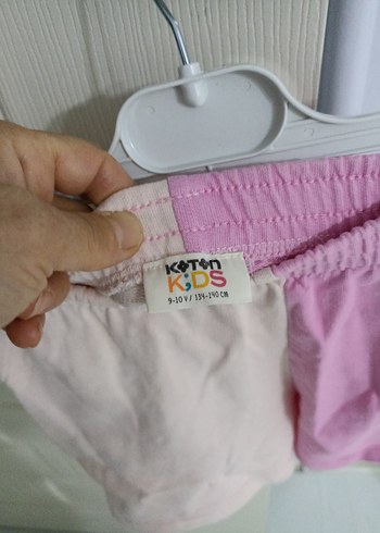 Kız Çocuk Pembe Pamuklu Şort - Görsel 2