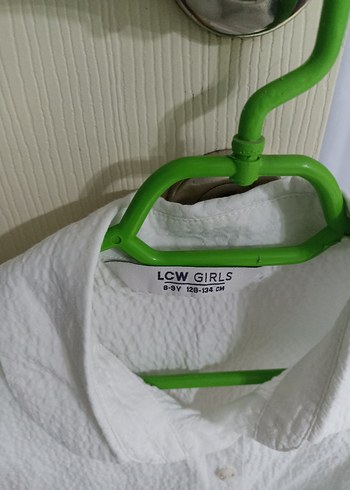 Beyaz Keten Kısa Kollu Gömlek - Görsel 2