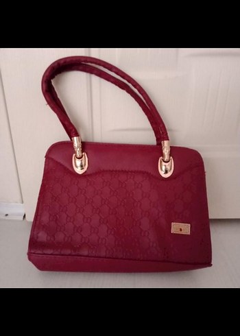 Kırmızı Süet Kadın Çanta - Görsel 2