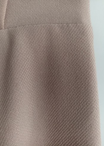 Bej Kadın Uzun Drapeli Etek - Görsel 2