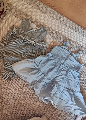 LC Waikiki Elbise tulum ikili set