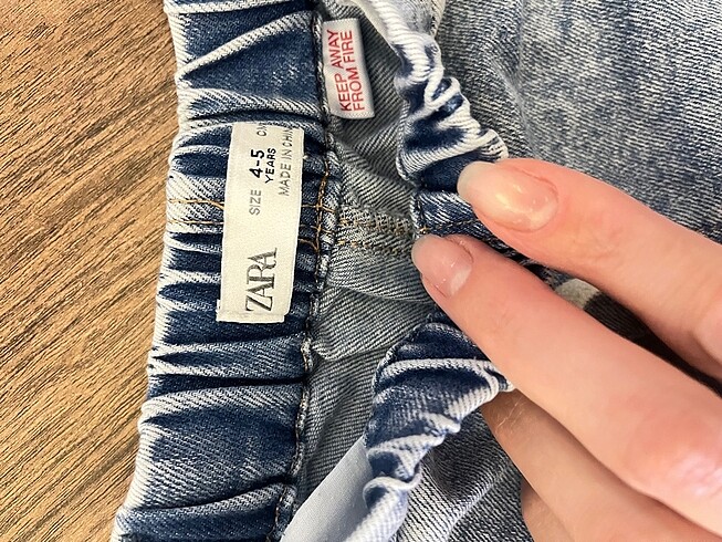 4 Yaş Beden Zara jean