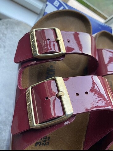 37 Beden bordo Renk Orj birkenstock terlik