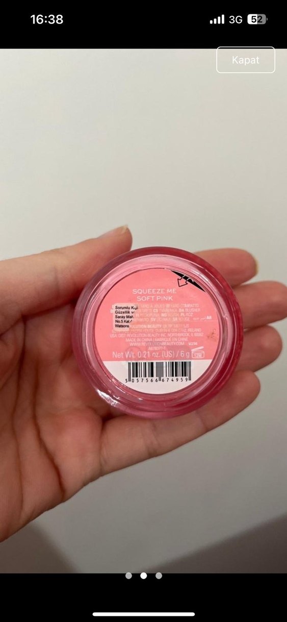 Mousse Revolution Pastel Pembe Allık - Görsel 3