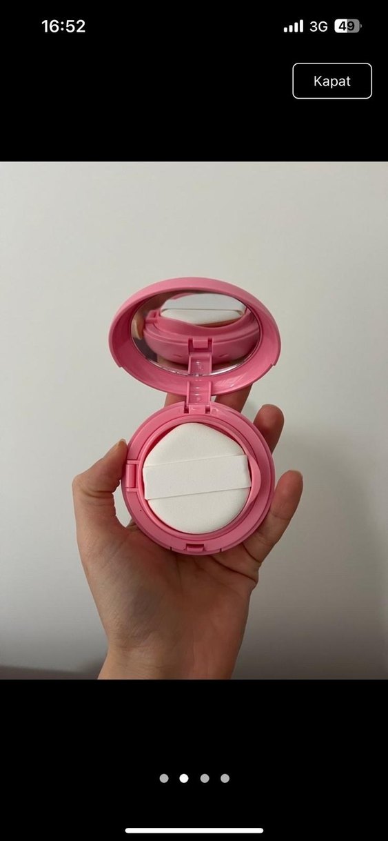 Pastel Pembe Cloudy Cushion Allık - Görsel 3