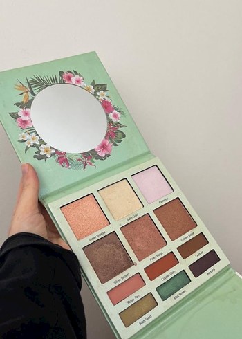 Pastel Pembe Tropikal Göz Farı Paleti - Görsel 4