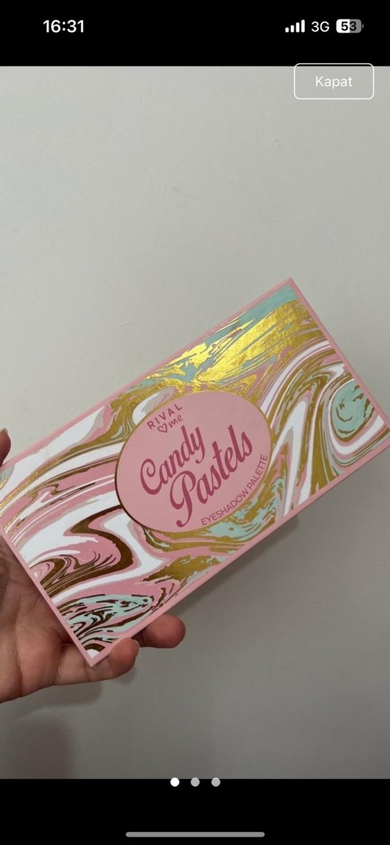 Pastel Renklerde Çok Renkli Far Paleti - Görsel 2