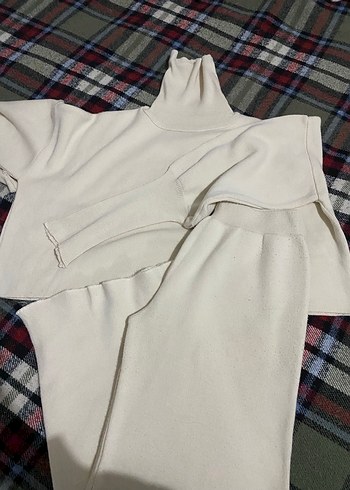 Krem rengi triko takım - Görsel 2