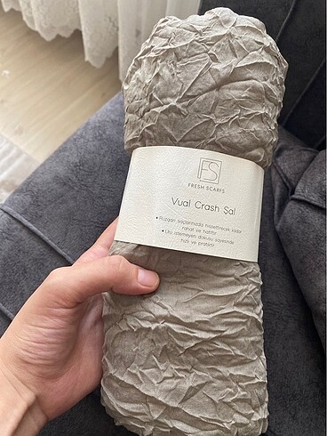 Beden Fresh Scarfs Vual Crash Şal- Vizon