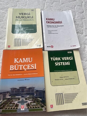 Kamu ekonomisi- türk vergi sistemi- kamu bütçesi - vergi hukuku