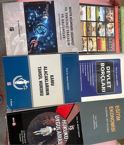  Üniverisite kitapları - iibf anayasa hukuku- devlet borçları- ka