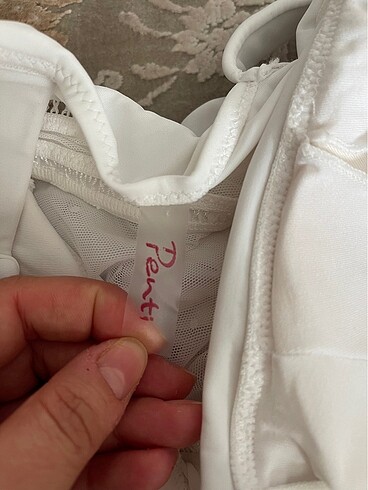 Penti beyaz mayokini - Görsel 8