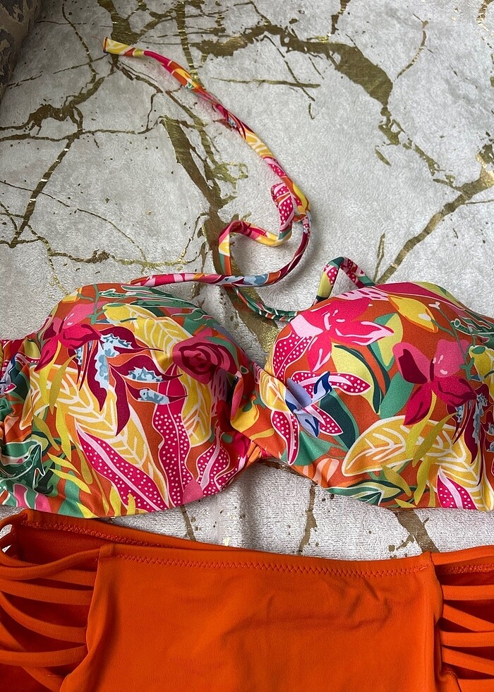 Penti turuncu kiremit bikini takımı - Görsel 2