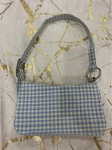 Mavi pötikare çanta - Görsel 2