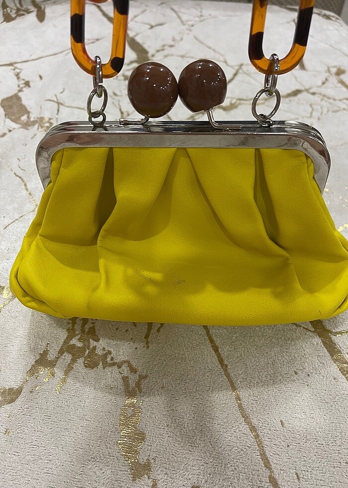 Zara sarı çanta - Görsel 3